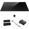 ELICA piano cottura a induzione con cappa filtrante NIKOLATESLA FIT 3Z 72 cm e KIT0180522 per uscita diretta posteriore - PRF0184551+KIT0180522