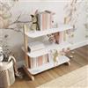DEGHI Libreria per bambini 57 cm in legno bianco - Carezza Kids