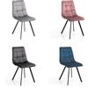 Oresteluchetta Set 4 sedie colorate AMELIE COLORS