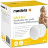 Medela Safe&dry Coppetta Assorbil 4pz
