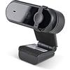 Nilox, Webcam NXWCA02, Webcam 4k 3840*2160p/30 fps, con Microfono Interno, Plug&Play, Dotata di Copertura Protettiva per la Privacy, Compatibile con Windows, Linux e Mac OS, Nero