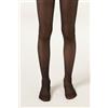 Calzedonia Collant 20 Denari Velati Bambina Nero