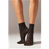 Calzedonia Calze Corte Velate Animalier Nero