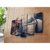 Asir Group LLC 5 PATK (114 Horizon Decorativa Tela Pittura, Multicolore