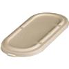 Tessera Bio Products QL8501000 - Coperchi in canna da zucchero per forno a microonde, rettangolare, 850 ml, 1000 ml, 50 pezzi, colore: Beige
