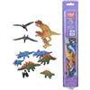 Wild Republic Nature Tube Famiglia Di Dinosauri, Tubi Con Animali Di Plastica, Set Pupazzetti Di Animali, Regalo Di Compleanno, Ideale Per Giochi Interattivi
