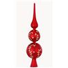 Inge-glas Gals, puntale per albero di Natale decorato, 31 cm, colore: rosso