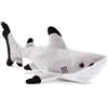 Zappi Co 100% riciclati peluche di Squalo Punta Nera (30cm lunghezza) - Morbido e coccolone, raccolta di animali ecocompatibili per il primo neonato