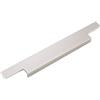 GRIMME Listello Arrecife, larghezza 296 mm, maniglie, manico per fresatura, maniglia per mobili, effetto acciaio inox opaco