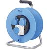 as - Schwabe avvolgicavo da campeggio vuoto, per circa 50 m di cavo, esterno IP44, 2 prese con terra + 1 presa CEE 3 poli 230 V interruttore termico di protezione, Made in Germany