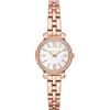 Michael Kors Orologio al quarzo analogico Sofie Petite Crystal con cinturino in acciaio inossidabile color oro rosa per donna MK3834