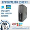 HP Compaq Pro 6300 SFF Intel Core i5-3470 Ram 16gb SSD 240gb W10P GRADO B