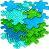 MUFFIK Piastrelle Sensoriali Modulari in PVC Foresta & Mare - 11 Pezzi