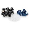 PUIG 0957A - Kit viti per pozzo parabrezza, colore: Blu