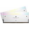 Corsair CMP32GX5M2X7200C34W Dominator Titanium Bianco RGB 32GB Kit 2x16GB DDR5 7200 MHz CL34 - Memorie RAM