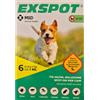 Exspot 715 Mg/Ml Soluzione Per Spot On Cani 6x1 ml Pipette monodose