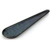 Le Coq Porcelaine LE COQ Phobos Cucchiaio Finger Food nero puntinato blu 27,5x7 cm - Confezione 6 pezzi