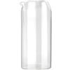 H&H Lifestyle Brocca in Vetro Borosilicato L 1 mod. 945111 - Confezione da 6 pezzi