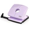 NOVUS Perforatrice B220 Color ID 2.0 (capacità di 20 fogli, fermo fermo binario, parti funzionali in metallo), colore: viola