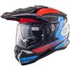 NOS Casco NS-09 MIRAGE BLACK Rosso Blu NOS 2XL