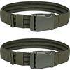 IDOGEAR Cinghia da gamba tattica Cintura da coscia per fondina Coltello Cinghia da coscia all'aperto EDC Gancio da gamba con fibbia a sgancio rapido Unisex Nylon elastico (Ranger Green2)