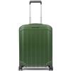 Piquadro PQLight valigia trolley cabina, 4 ruote, 55 cm, TSA, verde oliva BV4425