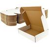 GIFTGARDEN Scatole di Cartone Imballaggio Piatte 25 Pezzi 229x153x51 MM A5 Scatole per spedizione o lo stoccaggio Bianca