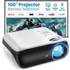 T TOPVISION Native 1080P Proiettore Bluetooth, Portatile 9500L Videoproiettore Home Cinema Multimediale con 100 schermo per iOS/Android/Laptop/TV Box/PS4