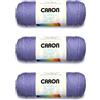 Caron Simply Soft, filato blu lavanda, confezione da 3 pezzi da 170 g, acrilico, 4 medi (pettinati), 300 m, per maglia/uncinetto