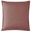 ESSIX Federa per cuscino, percalle di cotone, legno di rosa, 65 x 65 cm