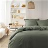 ESSIX ITC Set Copripiumino, Cotone, Palma, 240 x 220 cm