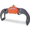 Deleks Pinza per tronchi della legna, portata 25Qli per miniescavatore o caricaletame, mod. DK-18
