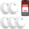 HEIMAN Rilevatore di fumo WiFi con pulsante muto EN 14604 standard, rilevatore di incendio intelligente Wi-Fi (5)