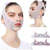 HyzaPhix 2pcs Maschera Viso Lifting V Line, Doppio Mento Riduttore, Anti Snoring Chin Strap,Russare Rimedi Efficaci, Anti Russare Cinturino per Uomo Donna (2pcs)