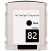 HP Cartuccia compatibile con HP CH565A (82) - nero