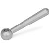 Ganter Normelemente | Manici conici in acciaio inox - DIN 99-80-M10-N-NI | Lunghezza manico: 80 mm | Filettatura M10