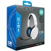 STEALTH C6-100 Bianco/Blu Cuffie da gaming Sovrauricolari PS4/PS5, XBOX, Switch, PC con microfono flessibile, jack da 3,5 mm, cavo da 1,5 m, Leggere, confortevoli e resistenti