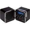 Brionvega TS522D+S 50° Nero Notte Radio Cubo FM RDS DAB/DAB+ Bluetooth Sveglia Ricaricabile