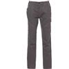 Siry Work Pantalone da Lavoro Estivo in Tessuto Leggero Unisex con Taglio Classico Payper Art. Worker Stretch Summer con Bande retroriflettenti (S, Grigio)