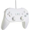 Generic Controller Gamepad cablato per Wii Second-Generation Classic,controller di gioco maniglia Joystick (bianco)