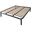 Somnus SANA SomnusSana Rete a doghe in legno per Letto cm 140x190 cm 4 Piedi H35 in ferro Francese