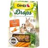 Gimbi Drops con Carota per Roditori da 50 gr