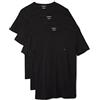Emporio Armani T-Shirt Girocollo in Cotone da Uomo, Confezione da 3 Canottiera, Nero, M (Pacco da 3)