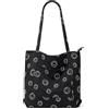 KALIDI FANCY FOREST KALIDI - Borsa tote in velluto a coste con cerniera, impermeabile, da donna, con tasche, scomparti di grande capacità, borsa a tracolla per scuola, lavoro, shopping, viaggi, uso quotidiano, Nero 2,