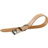 Ferplast Collare in Pelle per Cani Collare in Cuoio Regolabile con fibbia in Metallo Cromato NATURAL, Lunghezza 61-69 cm, Larghezza 4 cm