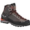 SALEWA Ms Crow Gore-tex, Scarponi da trekking e da escursionismo Uomo, Wallnut/Fluo Orange, 48.5 EU