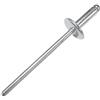 AERZETIX - Set di 100 rivetti ciechi Ø3.2x10mm con testa larga 10mm - DIN 7337 C - rivetto pop a rottura stelo - in alluminio/acciaio - C48143