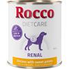 Rocco Diet Care Renal Pollo con Patate dolci 800 g umido cane - Set %: 12 x 800 g