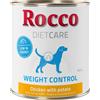 Rocco Diet Care Weight Control Pollo con Patate 800 g umido cane - Set %: 24 x 800 g