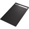Olimpo Docce Piatto doccia in marmoresina nero effetto pietra cemento relax